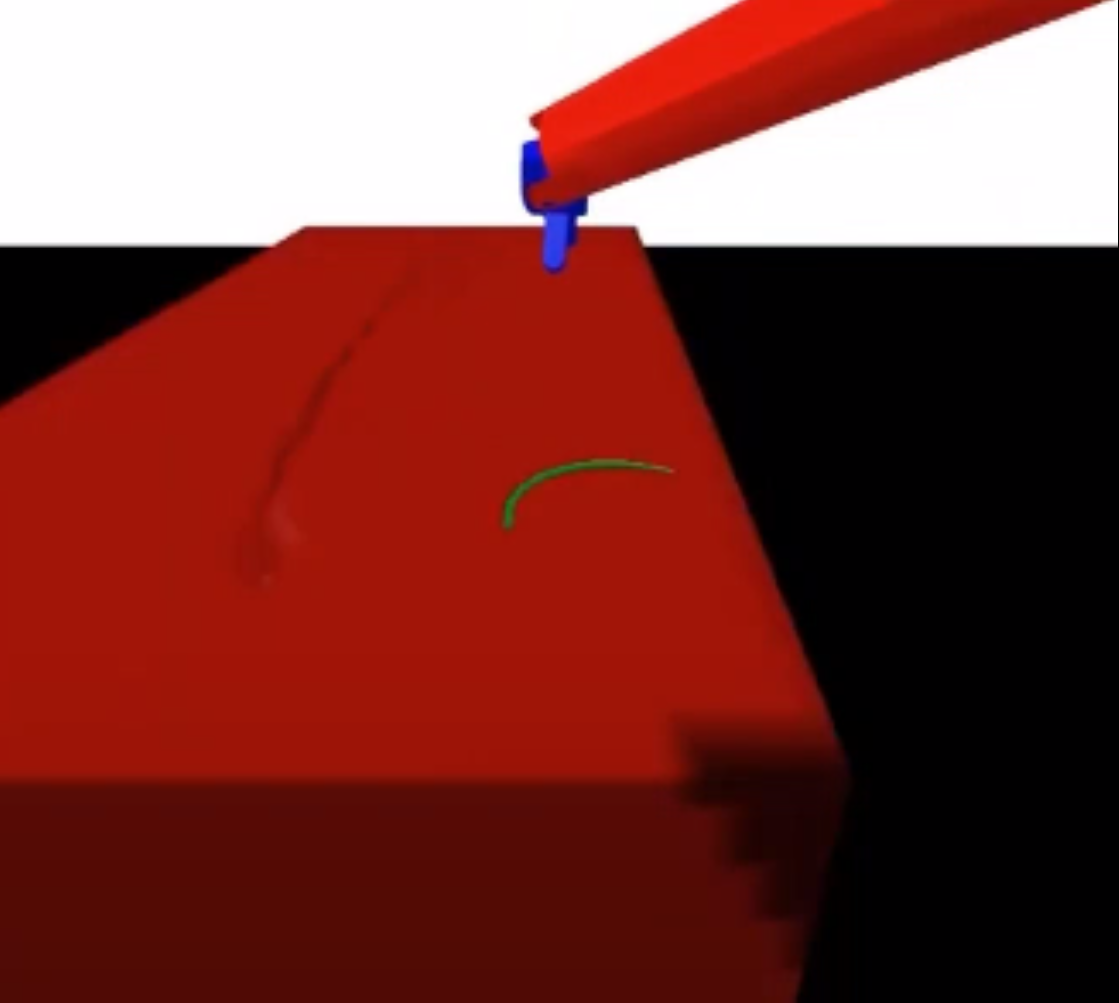 End-to-end learning of deep visuomotor policy for needle picking